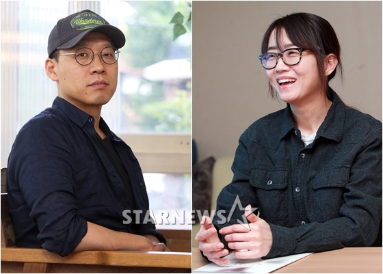 김성훈 감독과 김은희 작가 / 사진=스타뉴스