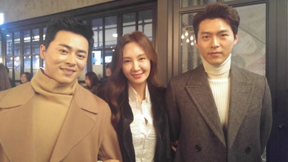 조정석, 채시라, 현빈(왼쪽부터)