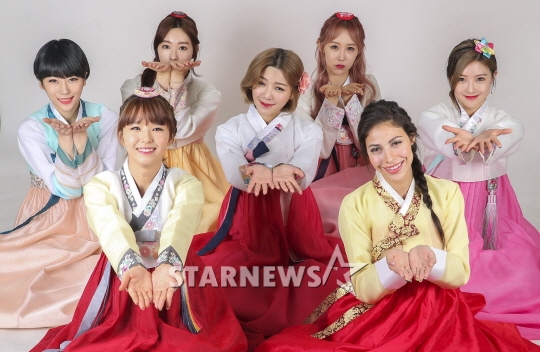 BP 라니아(한복협찬=이브로한복) / 사진=이기범 기자
