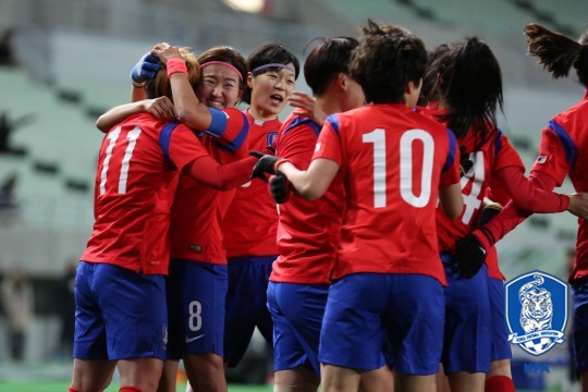 2016년 리우 올림픽 아시아예선 당시 대표팀 경기 모습. /사진=대한축구협회 제공