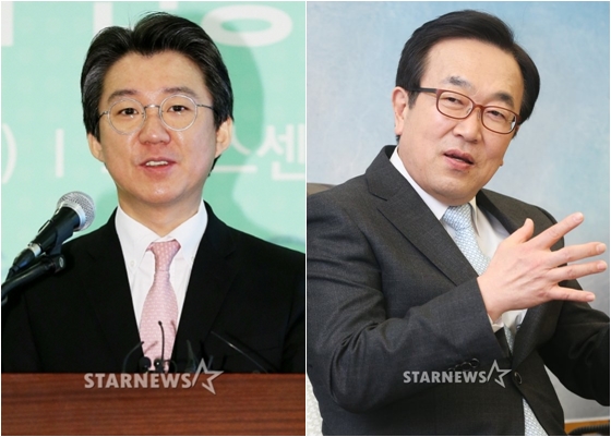 김세훈 영화진흥위원회 위원장(사진 왼쪽)과 서병수 부산시장 / 사진=스타뉴스