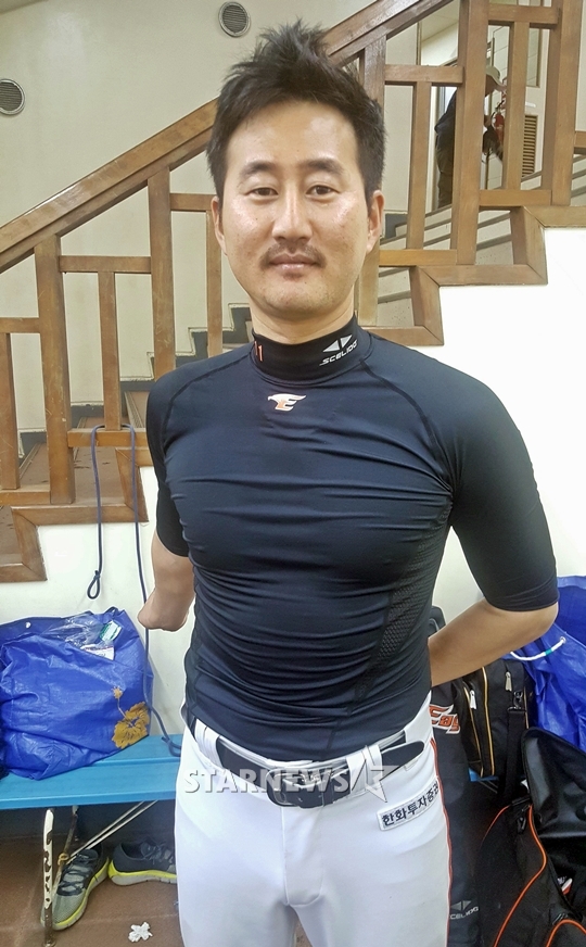 13일 피칭을 마친 뒤 만난 한화 이재우. /사진=김우종 기자