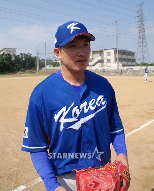 WBC 대표팀 우완 불펜 장시환. /사진=김동영 기자