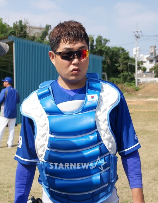 WBC 대표팀 포수 양의지. /사진=김동영 기자