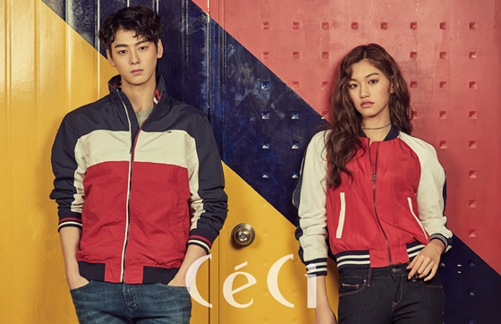 차은우와 김도연 / 사진제공=쎄씨