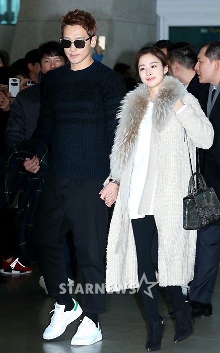 비-김태희 부부 /사진=김휘선 기자
