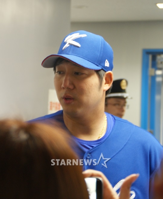 3이닝 퍼펙트 피칭을 선보인 장원준. /사진=김동영 기자