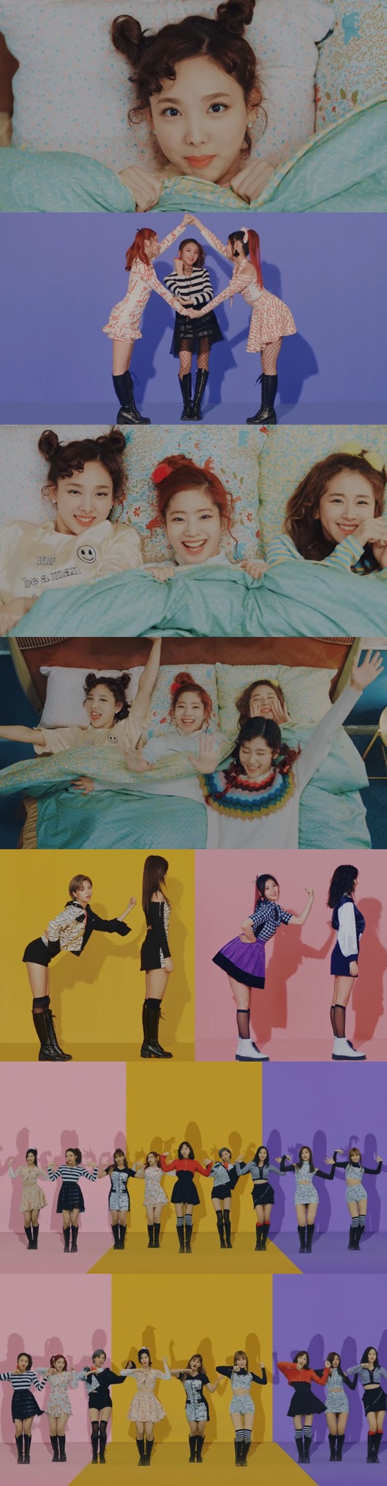 트와이스 '낙낙'(Knock Knock) 뮤직비디오 화면캡처