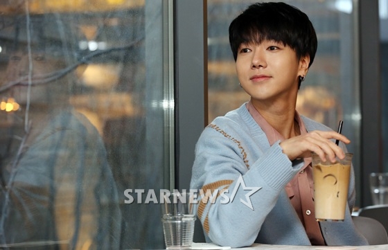 서울 강남구 청담동 SMT 서울에서 인터뷰를 한 슈퍼주니어 예성 /사진=임성균 기자