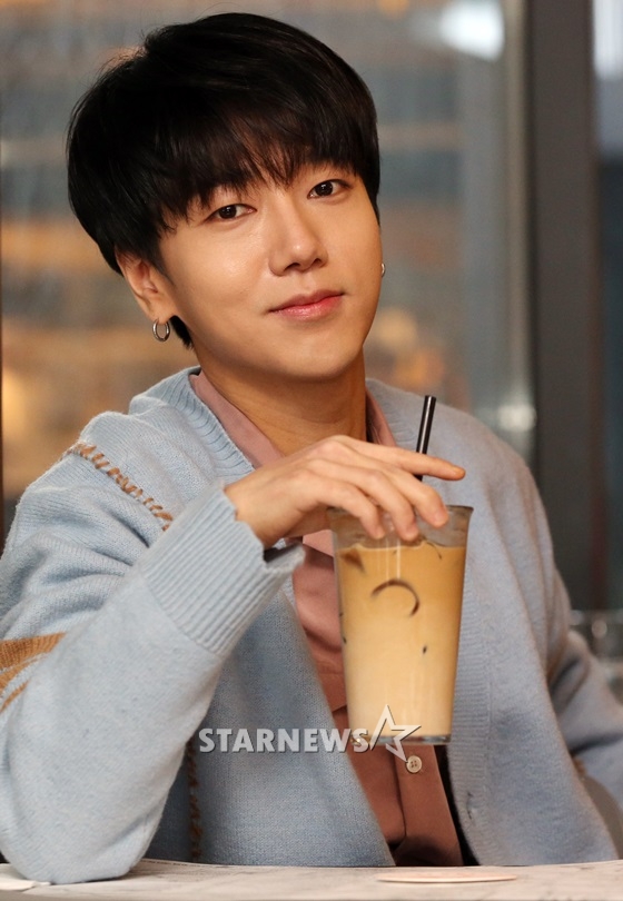 서울 강남구 청담동 SMT 서울에서 인터뷰를 한 슈퍼주니어 예성 /사진=임성균 기자