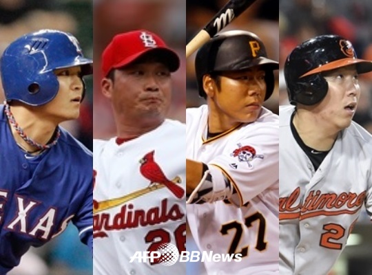 추신수-오승환-강정호-김현수./AFPBBNews=뉴스1