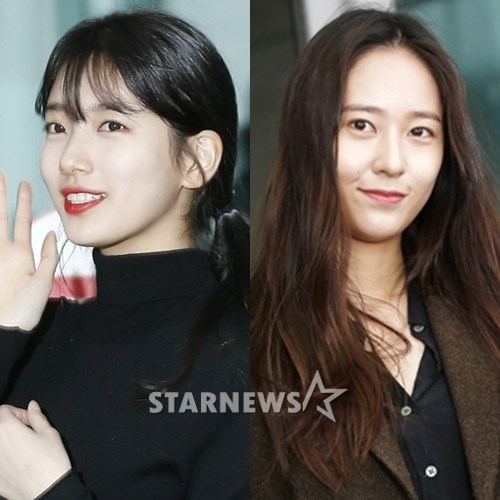 (왼쪽부터) 수지, 크리스탈 /사진=김휘선 기자