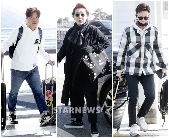 나영석 PD와 윤여정, 이서진(사진 왼쪽부터)/사진=김휘선 기자