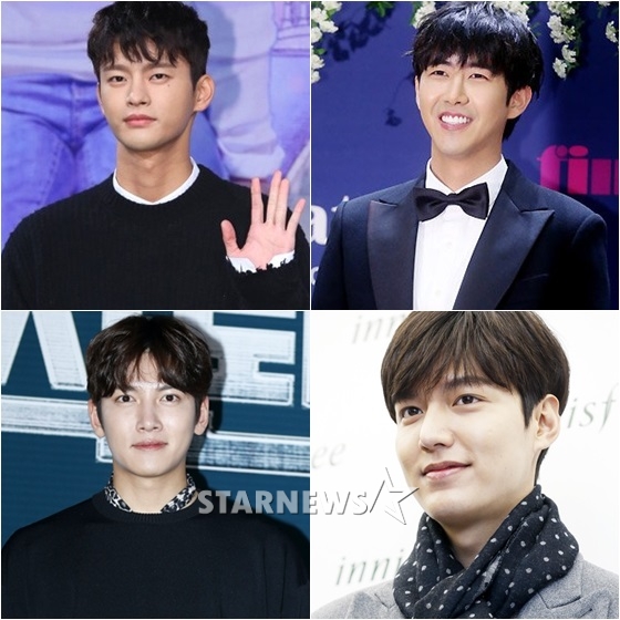 서인국(왼쪽부터 시계방향), 광희, 이민호, 지창욱 /사진=스타뉴스