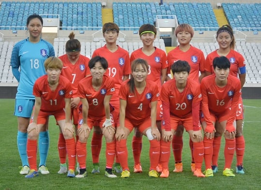 여자축구 대표팀. /사진=대한축구협회 제공