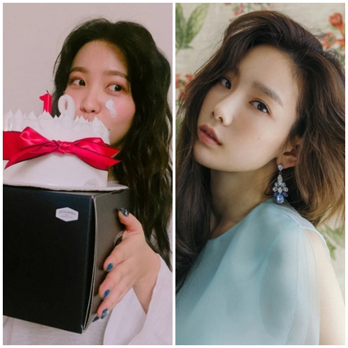 / 예리(왼쪽, 사진출처=레드벨벳 공식 인스타그램)와 태연(사진=SM엔터테인먼트)