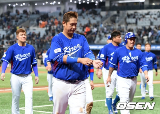 2패로 탈락 위기에 몰린 한국.