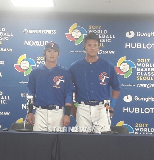 형 가오궈후이(우)와 함께 대만 대표팀으로 뛰고 있는 뤄궈롱(좌). /사진=김동영 기자