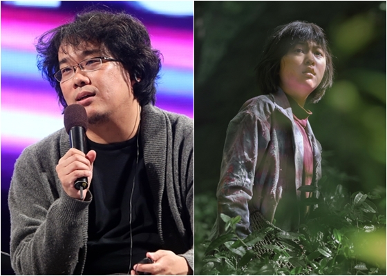 봉준호 감독과 '옥자' 속 안서현의 스틸컷 / 사진=스타뉴스, 넷플릭스