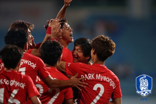 U-20 대표팀. /사진=대한축구협회 제공