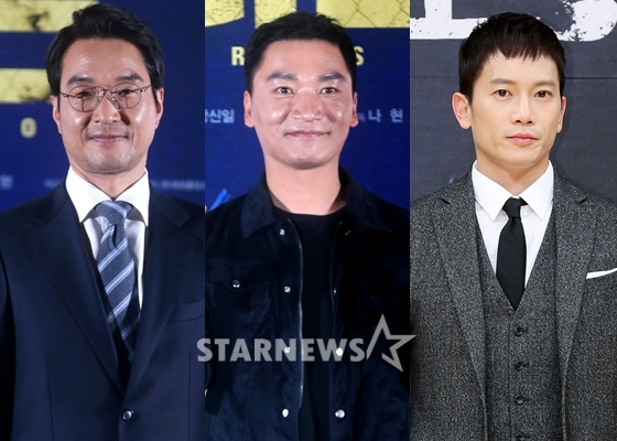 한석규, 조재윤, 지성(사진 맨 왼쪽부터 오른쪽으로)/사진=스타뉴스