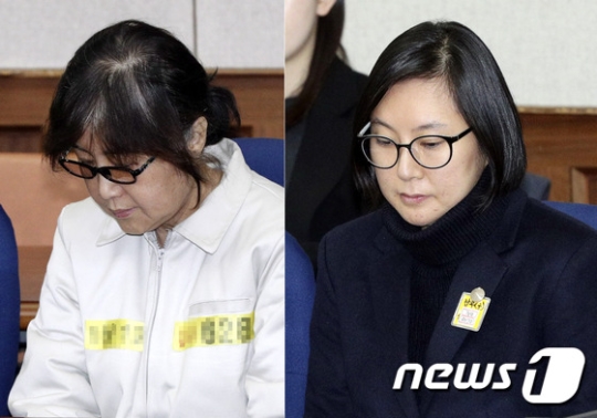 최순실씨-장시호씨./사진=뉴스1