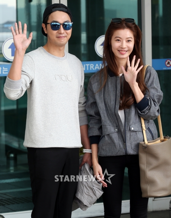 조성윤 윤소이 / 인천국제공항=임성균 기자