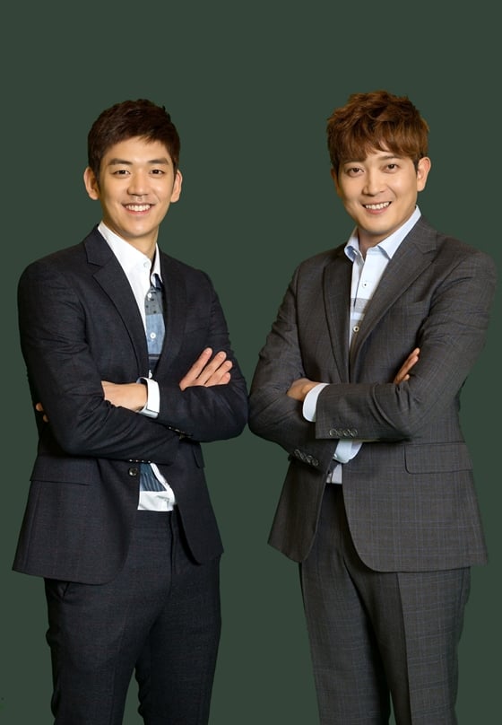 'SBS-IN' 채널 MC 이용대(왼쪽)와 최기환/사진제공=SBS