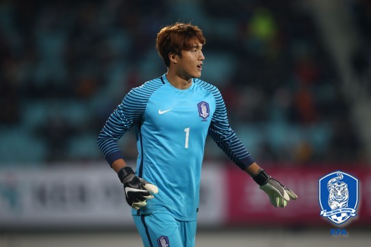 김동준. /사진=대한축구협회 제공