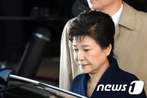 귀가하는 박근혜 전 대통령 /사진=뉴스1