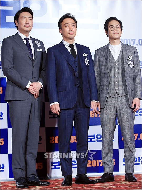 조진웅, 이성민, 김성균/사진=김창현 기자