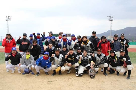 2016년 3월 제2회 한스타 야구 봉사리그 결승전서 만난 이기스와 조마조마./사진=한스타 제공