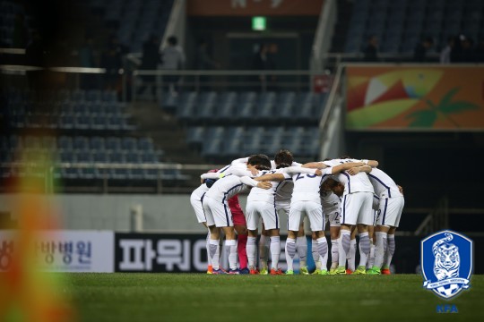 한국 U-20 대표팀. /사진=대한축구협회 제공