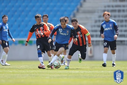 대한체육회가 주최하고 대한축구협회가 주관하는 '2017 Division-7 시군구 리그'가 1일 개막했다. /사진=대한축구협회 제공