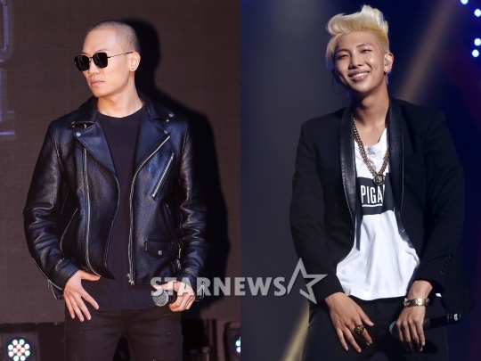 개코(왼쪽)와 랩몬스터 / 사진=스타뉴스