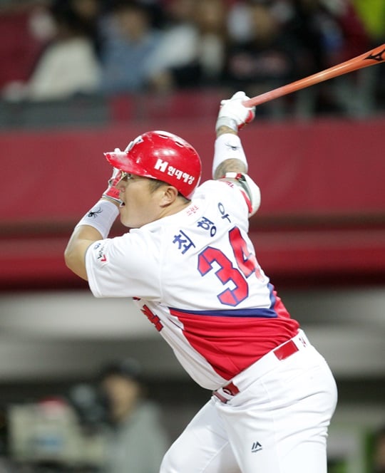 결승 타점의 주인공 최형우. /사진=KIA 타이거즈 제공