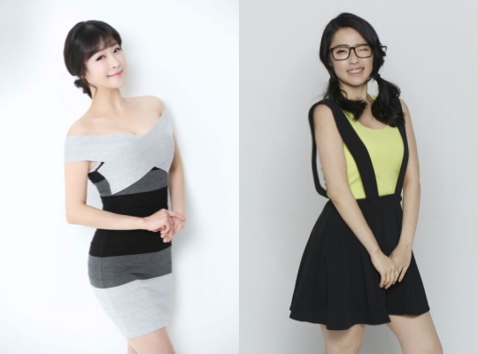 MC 이루다(왼쪽)-아나운서 이처럼./사진=한스타 미디어 제공