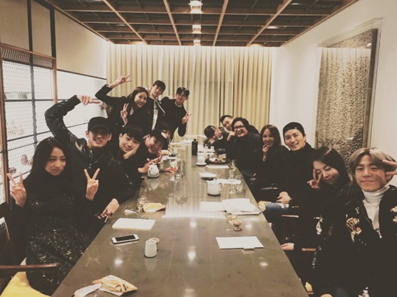 키이스트 배우 송년회 모습 / 사진=양근환 대표 인스타그램