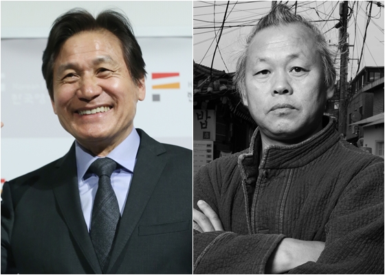 안성기, 김기덕 감독/사진=머니투데이 스타뉴스, 김기덕 필름