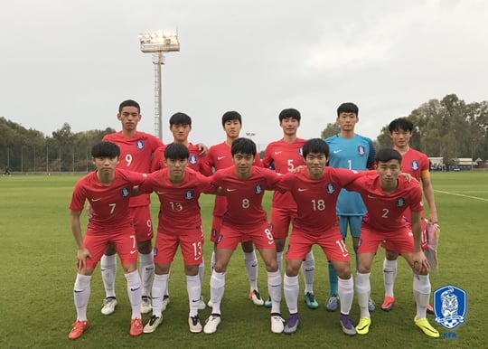 작년 U-17 대표팀./사진=KFA 제공