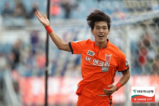 결승골을 기록한 이창민 /사진=한국프로축구연맹 제공