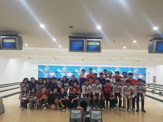 2016년 한국-태국 볼링 합동훈련 당시 모습. /사진=대한체육회 제공