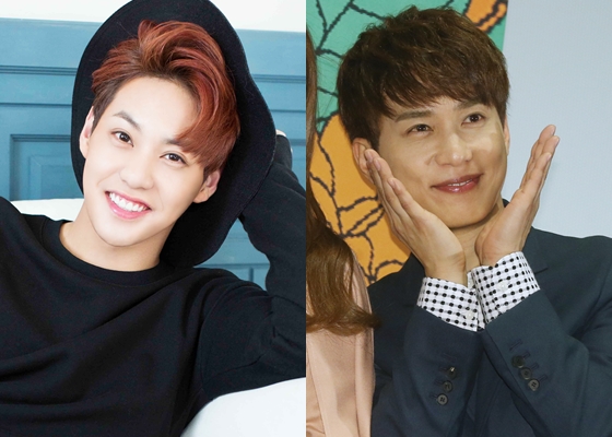 에디(왼쪽)과 김원준/사진=스타뉴스, 더잭키찬그룹코리아