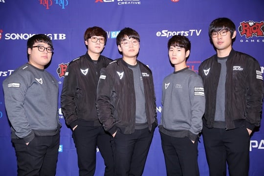 삼성 갤럭시 LoL 프로게임단 선수들. /사진=라이엇 게임즈 제공