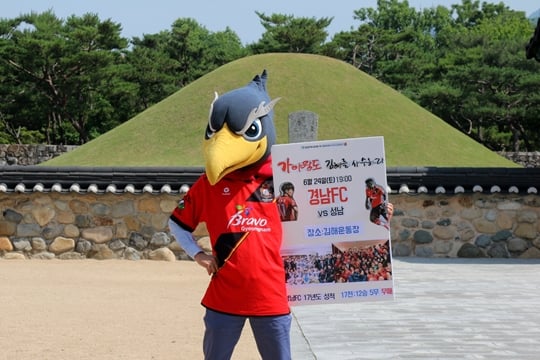 경남FC 마스코트 군함이. /사진=경남FC 제공