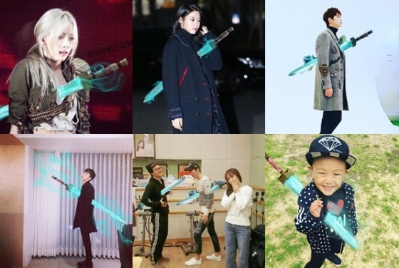 /사진=태연(왼쪽 위부터 시계방향), 설현, 윤균상, 김소현, 박지윤, 로이킴 SNS