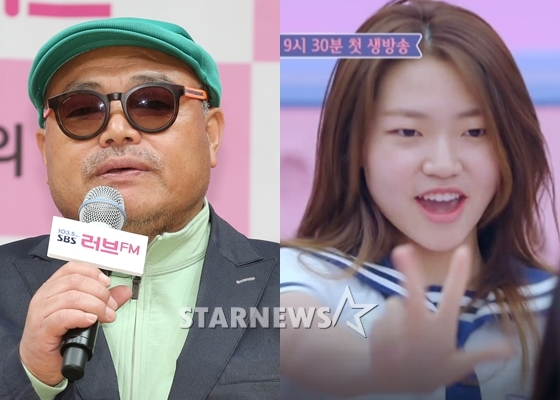 김흥국, 김주현 /사진=스타뉴스, 엠넷 '아이돌학교' 캡처