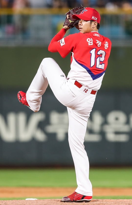 19일 만에 1군에 돌아온 임창용. /사진=KIA 타이거즈 제공