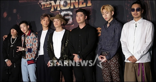 랩퍼 도끼, 박재범, 개코, 다이나믹 듀오, 지코, 비지, 타이거JK(왼쪽부터) /사진=김창현 기자