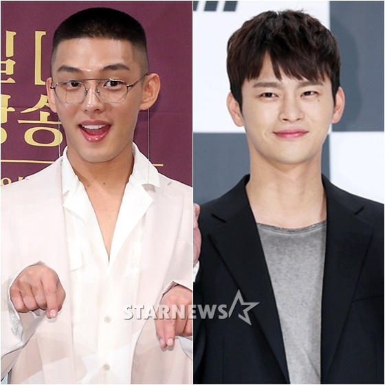 유아인(왼쪽)과 서인국 /사진=스타뉴스